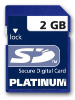 Platinum SD Card 2048MB (177105)